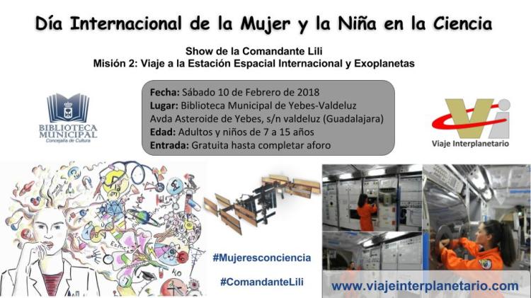 Cartel_día_mujer_niña_ciencia_Biblioteca_Yebes